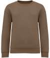 NS437 Native Spirit Kids Oversized Round Neck Sweatshirt driftwood colour image